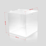 clear acrylic donation box with slot raffle events fundraisers