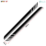 Racing Auto Seitenstreifen Aufkleber | 2er-Set – Detailansicht 4