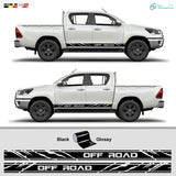 OFF ROAD Auto Seitenstreifen Aufkleber | 2er-Set – Produktansicht