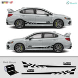 WRC Auto Seitenstreifen Aufkleber | 2er-Set – Detailansicht 6