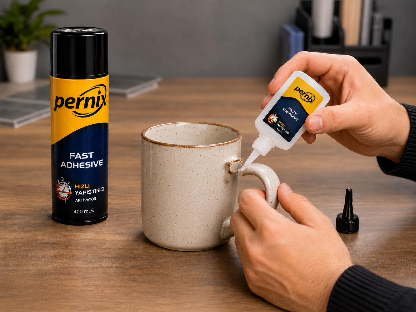 Pernix Schnellkleber-Set mit Aktivator – Detailansicht 5