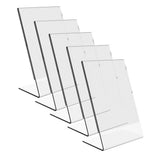 a6 menuehalter acryl hochformat 5er set