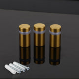 3d logo sign custom acrylic business signage with rose gold lettering