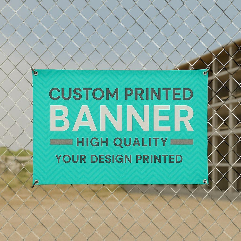 custom printed vinyl banner weatherproof advertising with grommets