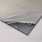 Silber Acryl Spiegelplatte 3mm mit Schutzfolie – PMMA Zuschnitt nach Maß