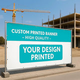 Werbebanner aus Frontlit-Vinyl – Druck nach Wunsch, wetterfest & stabil