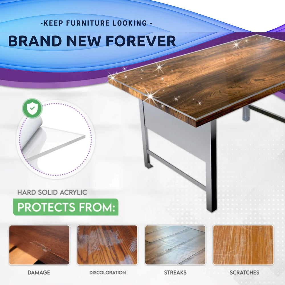 plexiglas tischschutz transparent