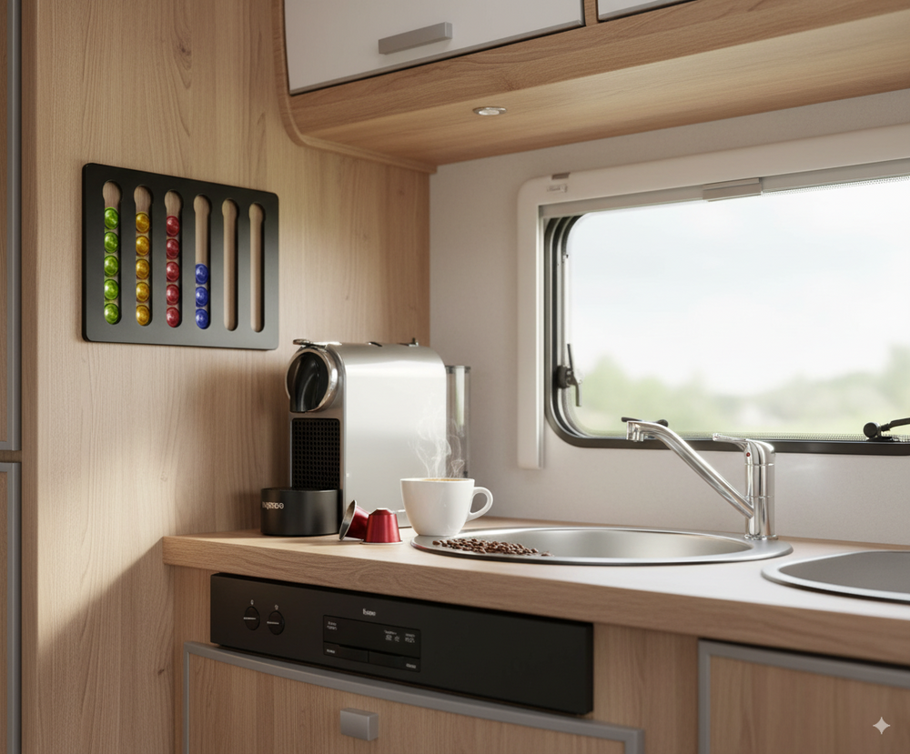 nespresso kapselhalter fur 30 kapseln selbstklebend mit doppelseitigem klebeband handgefertigter kaffeekapsel organizer