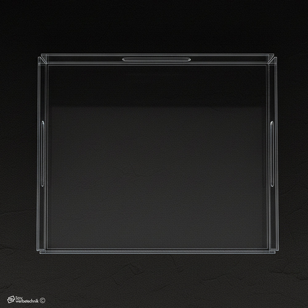 acryl serviertablett klar