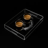 acryl serviertablett klar