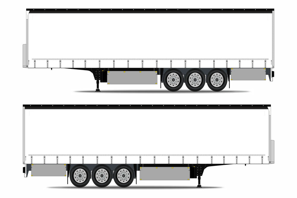 Mega-Sattelauflieger-Seitenteile