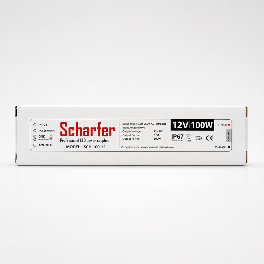 LED-Netzteil 12 V 100 W IP67 | SCH-100-12 – Detailansicht 3