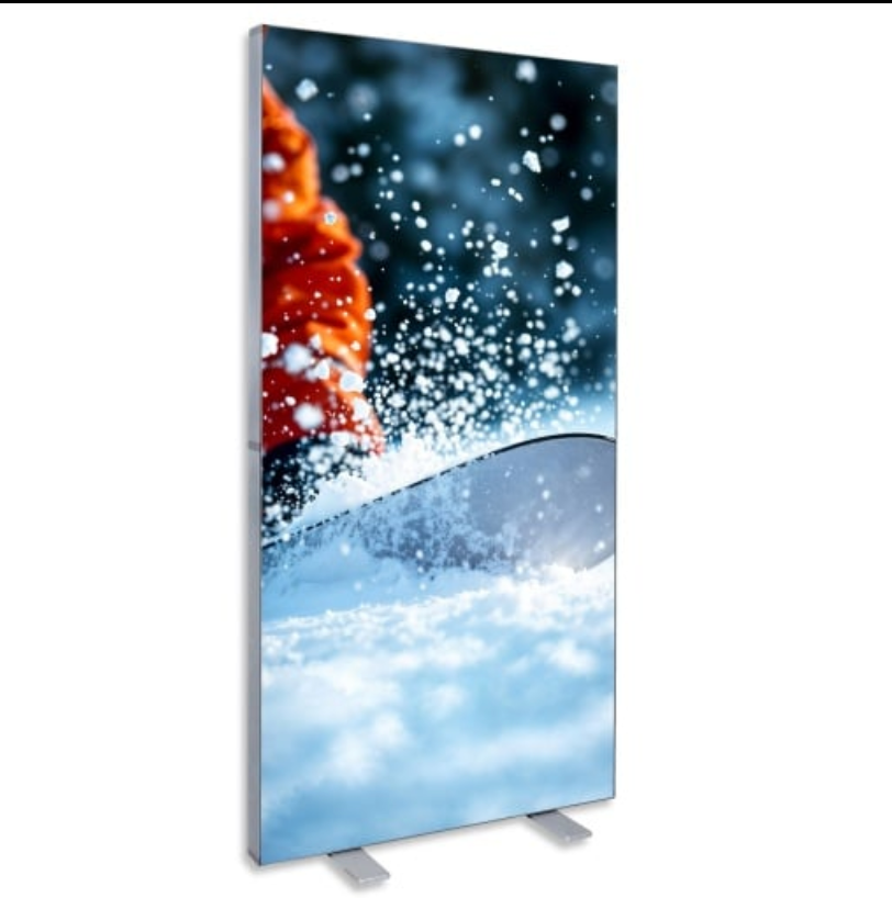 transportable led messewand 1 x 2 5 m