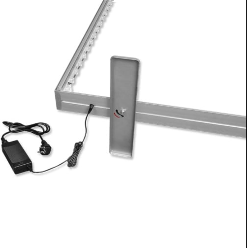 transportable led messewand 1 x 2 5 m