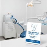 A4 Menühalter aus Acryl (Hochformat) – L-Form, 3er-Set