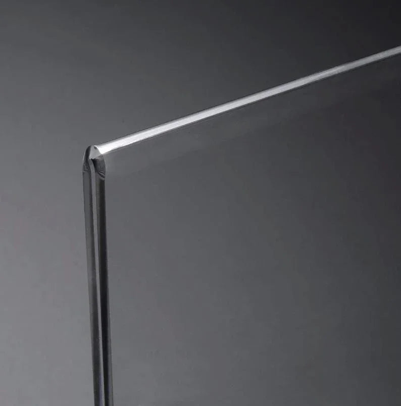 klarer acryl menuhalter l a5 hochformat 148x210 mm 3er set transparenter plexiglas aufsteller