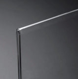 klarer acryl menuhalter l a5 hochformat 148x210 mm 3er set transparenter plexiglas aufsteller