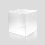 clear acrylic donation box with slot raffle events fundraisers