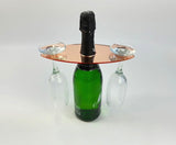 champagnerglas halter aus transparentem plexiglas eleganter acrylstander fur events hochzeiten