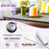 plexiglas tischschutz transparent