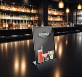 acryl menuehalter a4 hochformat