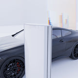 Doppelseitiges LED-Leuchtdisplay 80 × 160 cm – Montagemöglichkeit mit Aufhängung für Decke oder Wand