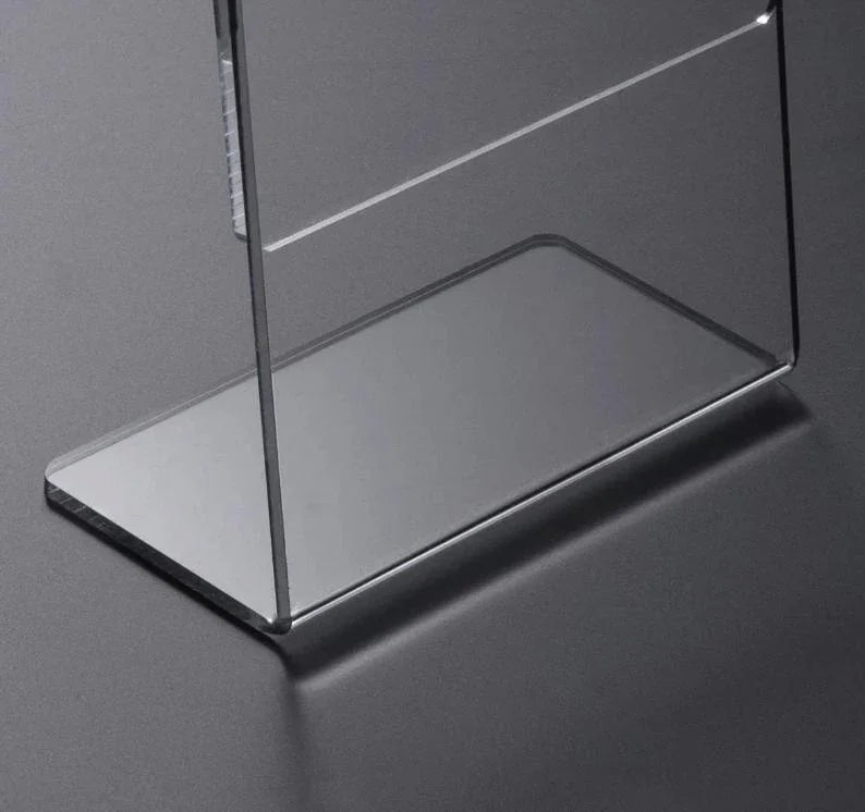 klarer acryl menuhalter l a5 hochformat 148x210 mm 3er set transparenter plexiglas aufsteller