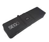 portable led lightbox desk customizable fabric face 100x40x100 cm exhibition counter with lights