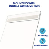 plexiglass display stand set 3 pieces elegant acrylic holder for restaurant store reception office