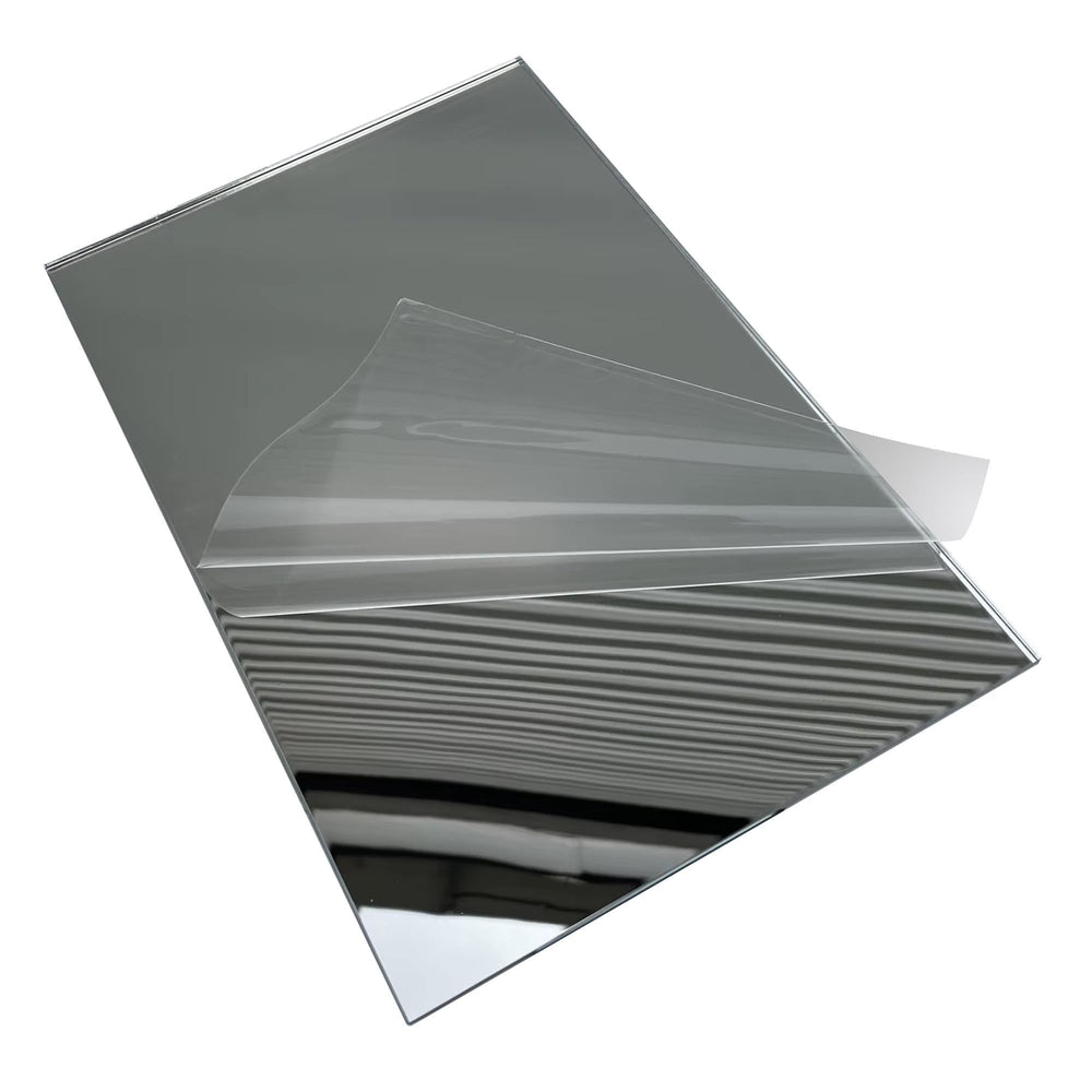 Silber Acryl Spiegelplatte 3mm Detailansicht – hochwertige Spiegeloberfläche