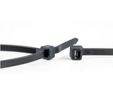 Kabelbinder schwarz 100 Stück | UV-beständig – Detailansicht 5