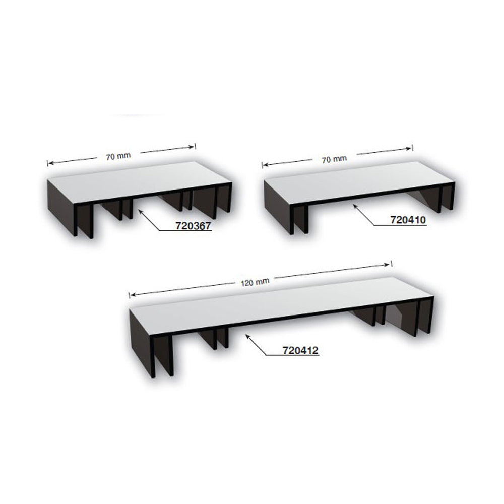 Leuchtkasten rund – Wandausleger, doppelseitig beleuchtet (Ø 75 cm), Detail der Wandhalterung und Auslegerkonstruktion