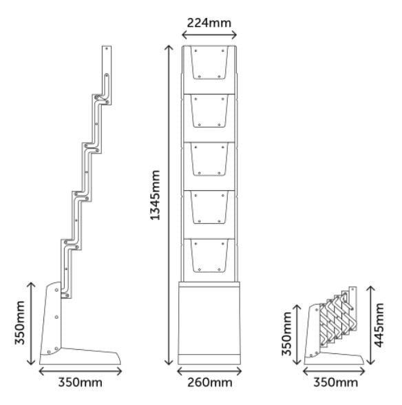 broschueren staender display