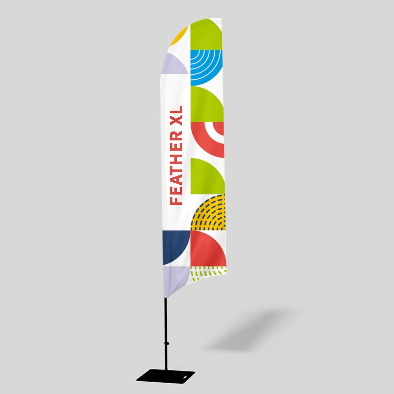 Detailansicht der Kordel und Konfektion einer XL Kordfahne 5,2 m für Mastbefestigung