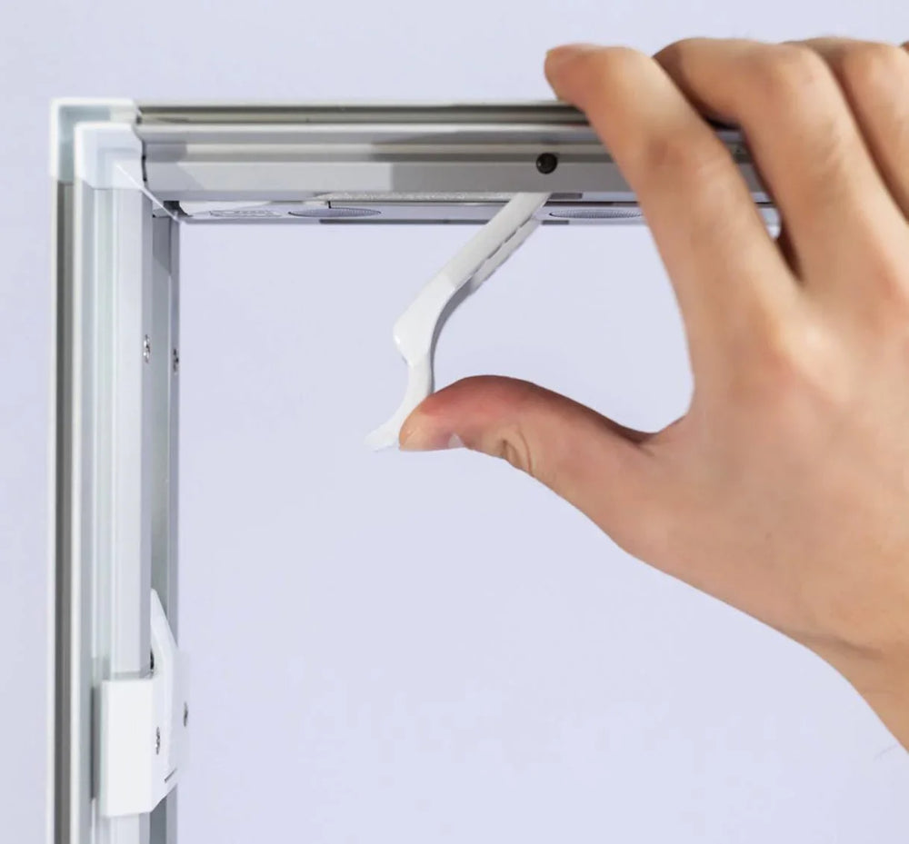 portable led lightbox desk customizable fabric face 100x40x100 cm exhibition counter with lights