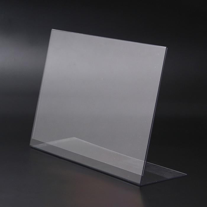 A4 Menühalter aus Acryl (Querformat) – L-Form, 3er-Set - Spy Werbetechnik