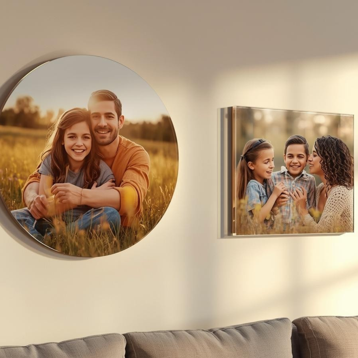 Premium Acryl Foto Druck – Personalisiertes Wandbild mit Transparenten Kanten - Spy Werbetechnik