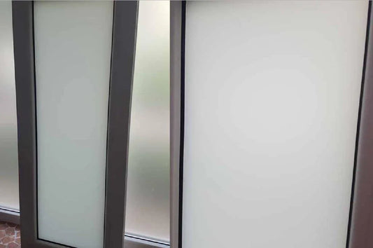 Sichtschutzfolie Milchglas-Look – Einfach zuschneidbar & blasenfrei