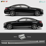 Sport Auto Seitenstreifen Aufkleber | 2er-Set – Detailansicht 2