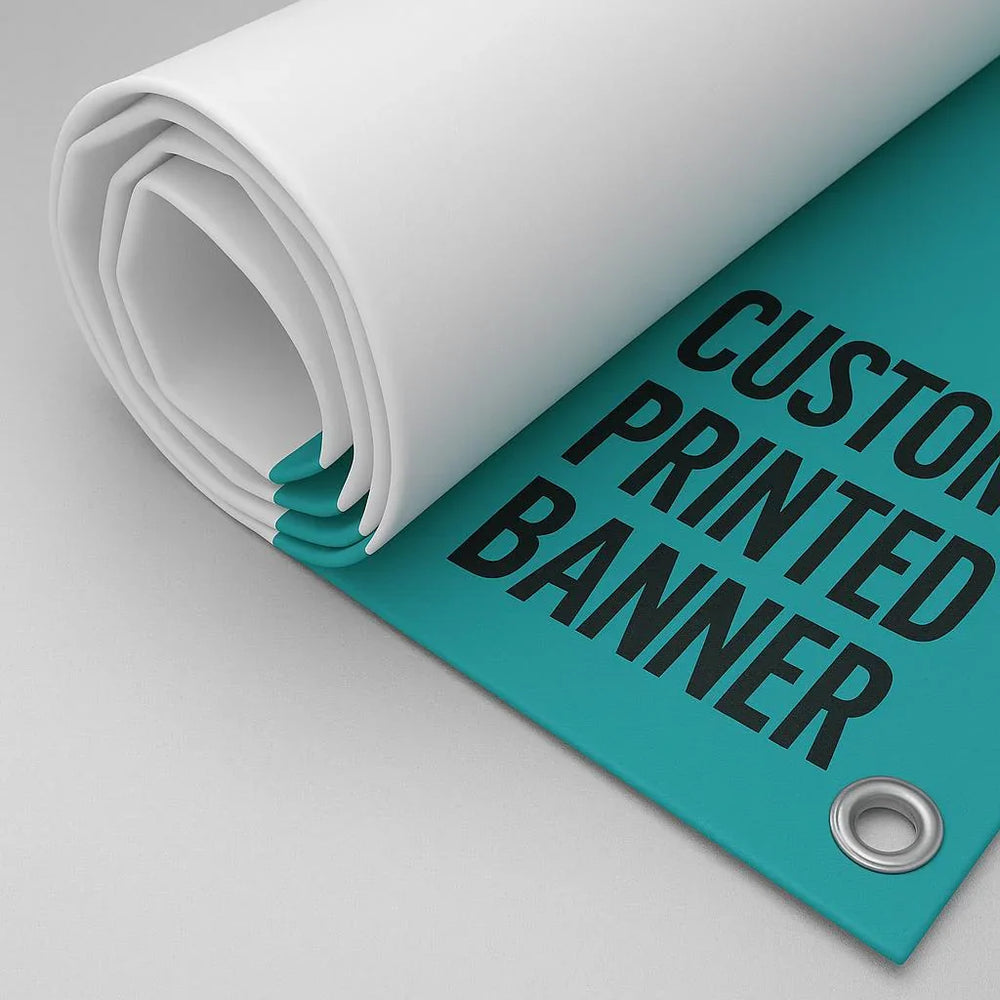 custom printed vinyl banner weatherproof advertising with grommets