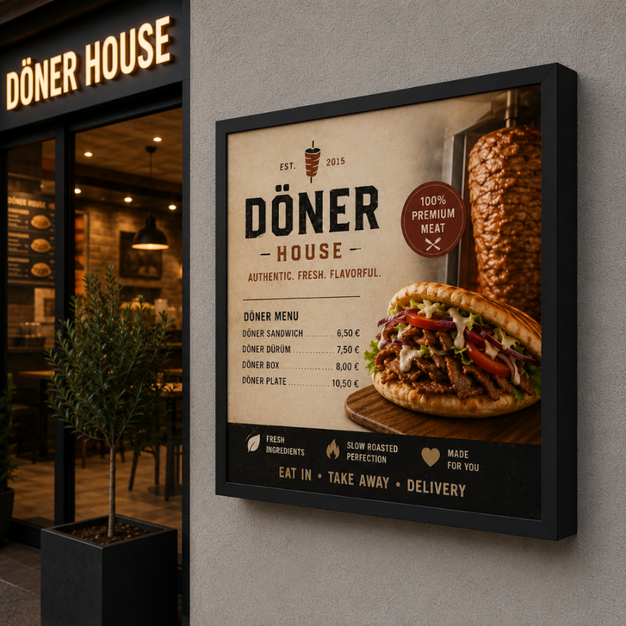 LED Leuchtkasten mit Plexiglasfront | 80 mm – Detailansicht 13