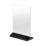 A4 Menühalter aus Acryl (Hochformat) – Premium-Basis - Spy Werbetechnik