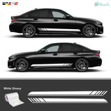 Racing Auto Seitenstreifen Aufkleber | 2er-Set – Detailansicht 3