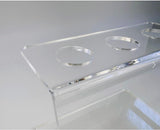 Plexiglas-Eisständer: Acryl-Display für 3 Eistüten – ideal für Partys - Spy Werbetechnik