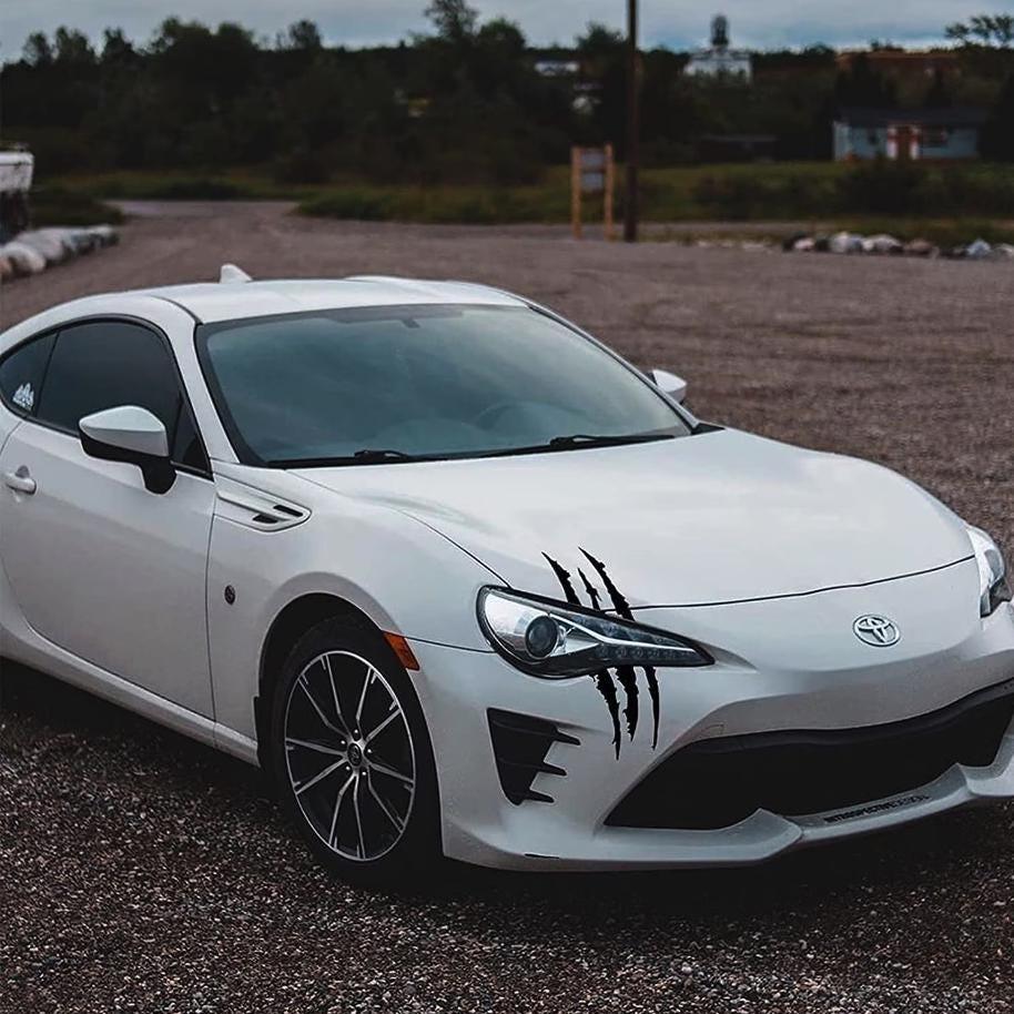 black car headlight side hood stripe decals vinyl stickers 40x12 cm tuning graphics universal fit diy auto decor set of 2