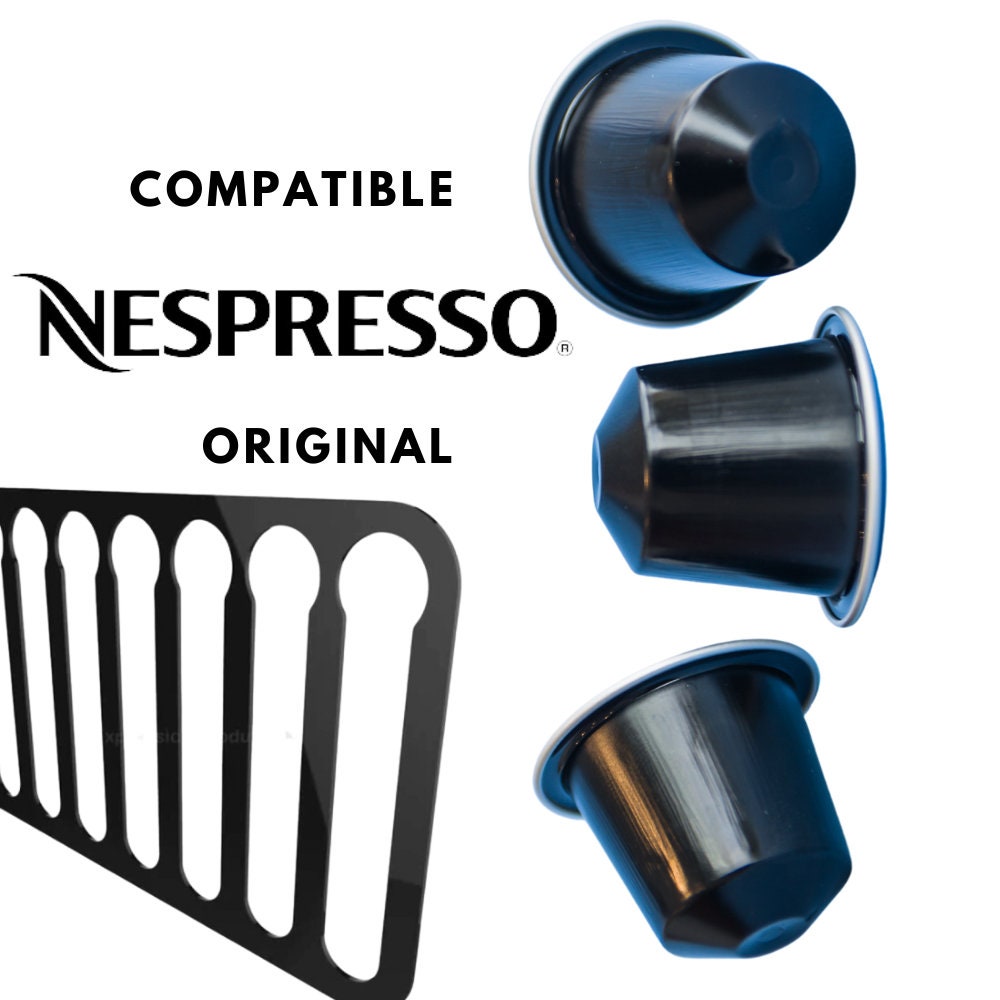 Nespresso Kapselhalter Handmade – Selbstklebend, platzsparend & stylisch (30 Pods) - Spy Werbetechnik