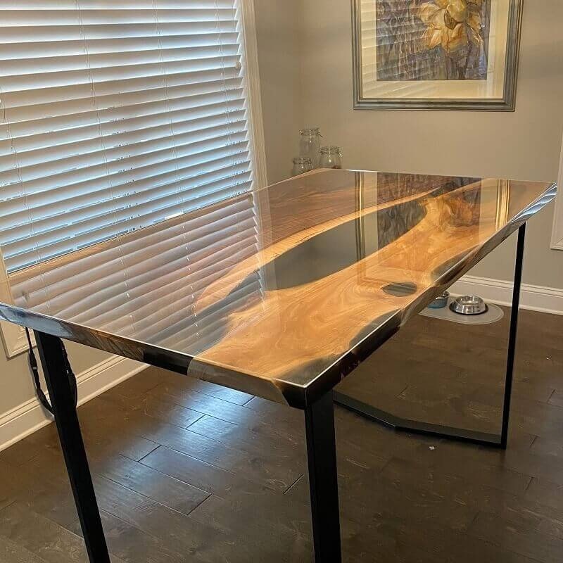Transparenter Plexiglas-Tischschutz für Küche, Restaurant & Büro - Spy Werbetechnik