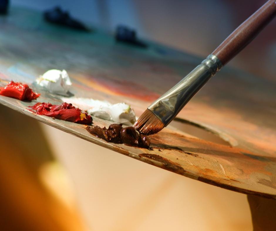 Acryl-Farbmischpalette 40×30 cm – Robuste Malpalette aus Plexiglas® für Künstler - Spy Werbetechnik