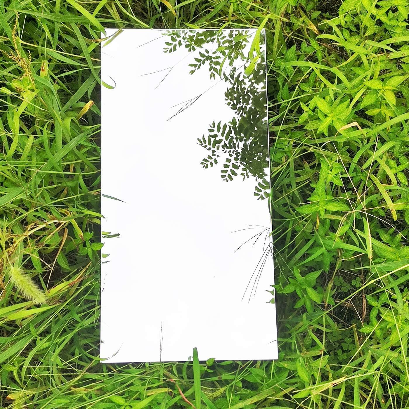 Silber Acryl Spiegelplatte 3mm im Freien – spiegelnd und bruchsicher