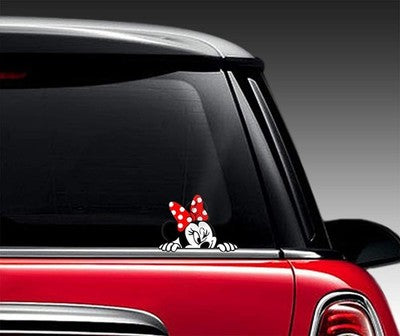 Minnie Autoaufkleber 15 x 20 cm | Oracal 651 – Detailansicht 4